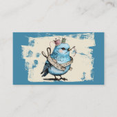 Seatercolor Nähgarn für nahtlose Vogelgrippe Visitenkarte (Vorderseite)