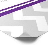 Seating Chart 15 Tabelle 150 Guest Pplum Gray Zick Poster (Ecke)