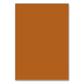 Seating Chart Fall Rustic Brown Floral Pumpkin Tischnummer (Rückseite)