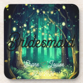 Seating Name Tag Wedding Getränkeuntersetzer (Vorderseite)