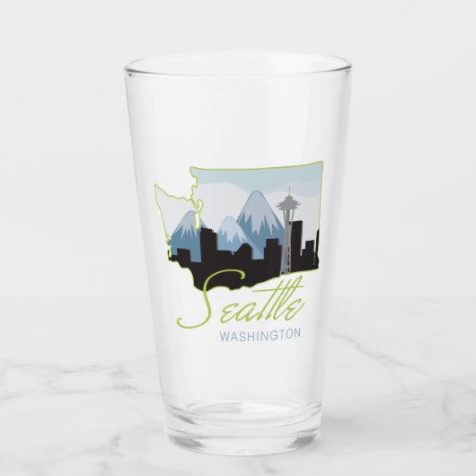 Seatle Washington Glas (Vorderseite)