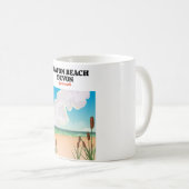 Seaton Beach Dorset Reiseplakat Kaffeetasse (VorderseiteRechts)