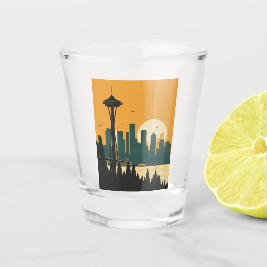 SEATTLE #1 SCHNAPSGLAS (Vorderseite)