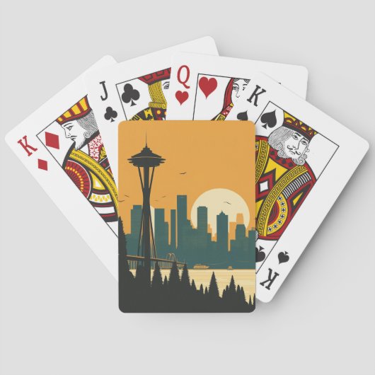 SEATTLE #1 SPIELKARTEN (Rückseite)