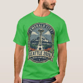 Seattle 2026 Weltmeisterschaft Austragungsort Vint T-Shirt (Vorderseite)