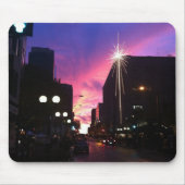 Seattle an der Dämmerung Mousepad (Vorne)