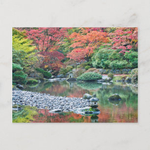 Seattle, Arboretum Japanischer Garten Postkarte