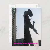 Seattle Art Museum - Hammering Man Postkarte (Vorne/Hinten)