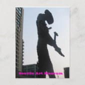 Seattle Art Museum - Hammering Man Postkarte (Vorderseite)