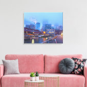 Seattle at Dawn Leinwanddruck (Insitu (Wohnzimmer))