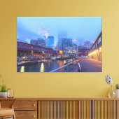 Seattle at Dawn Leinwanddruck (Insitu (Wohnzimmer))