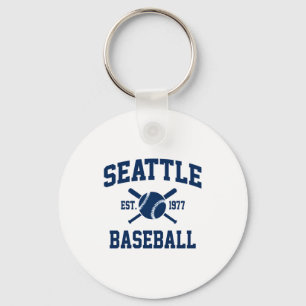Seattle Baseball Athletic Vintage Sportteam Fan Schlüsselanhänger