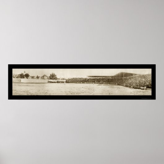 Seattle Baseball Park Foto 1907 Poster (Vorne)