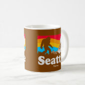 Seattle Big Foot/Sasquatch Personalisiert Kaffeetasse (VorderseiteRechts)