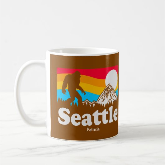 Seattle Big Foot/Sasquatch Personalisiert Kaffeetasse (Links)