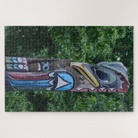 Seattle Bird Totem Pole Puzzle (Horizontal)