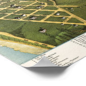 Seattle Birdseye Karte - 1891 (Koch) BigMapBlog Poster (Ecke)