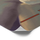 Seattle by Air - Washington Travel Poster (Ecke)