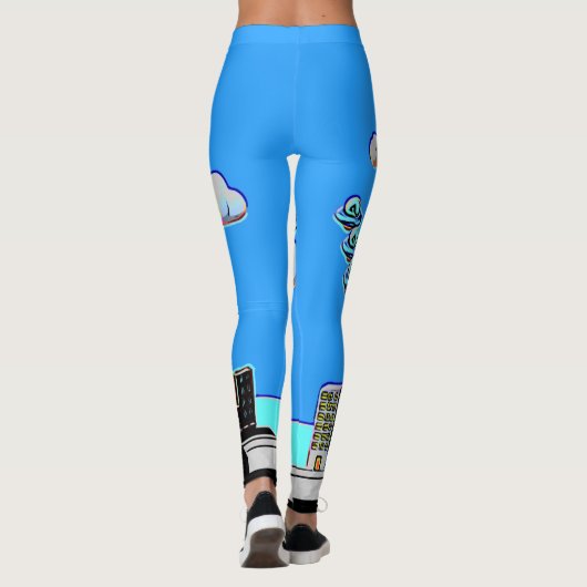 Seattle-Chaos Leggings (Rückseite)