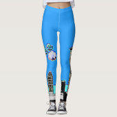 Seattle-Chaos Leggings (Vorderseite)