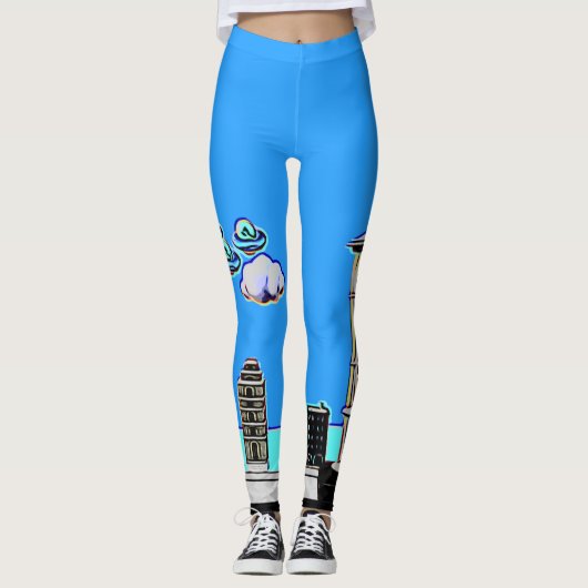 Seattle-Chaos Leggings (Vorderseite)