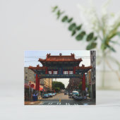 Seattle Chinatown Gate #1 Postcard Postkarte (Stehend Vorderseite)