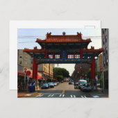 Seattle Chinatown Gate #1 Postcard Postkarte (Vorne/Hinten)