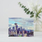 Seattle City Postkarte (Stehend Vorderseite)