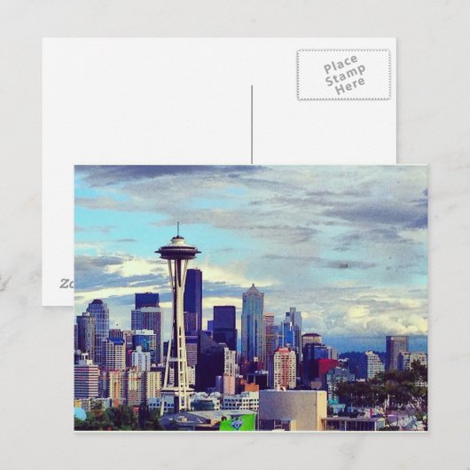 Seattle City Postkarte (Vorne/Hinten)