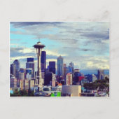 Seattle City Postkarte (Vorderseite)
