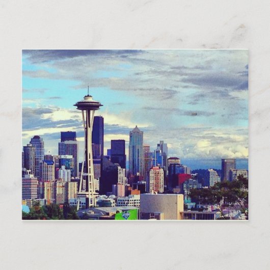 Seattle City Postkarte (Vorderseite)