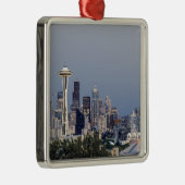 Seattle City Silbernes Ornament (Rechts)