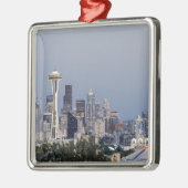 Seattle City Silbernes Ornament (Links)
