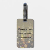 Seattle City View Gepäckanhänger (Rückseite vertikal)