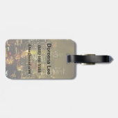 Seattle City View Gepäckanhänger (Rückseite horizontal)