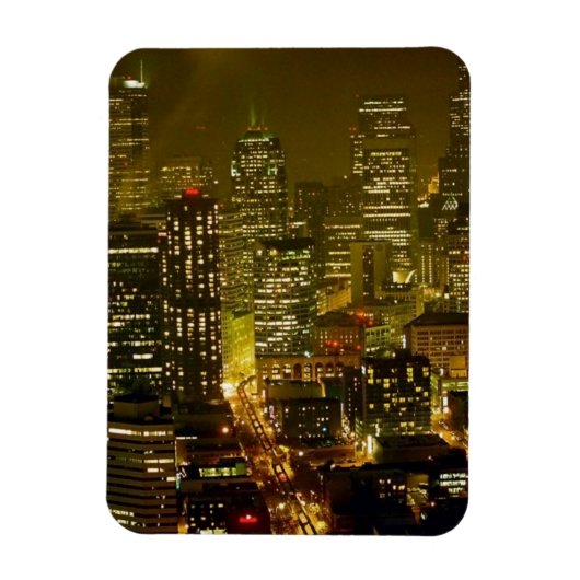 Seattle City View Magnet (Vertikal)