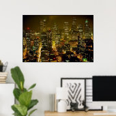 Seattle city view poster (Heimbüro)