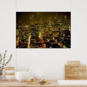 Seattle city view poster (Küche)