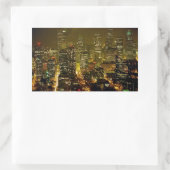 Seattle City View Rechteckiger Aufkleber (Tasche)