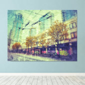 Seattle Cityscape Leinwanddruck (Insitu (Holzboden))