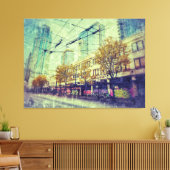 Seattle Cityscape Leinwanddruck (Insitu (Wohnzimmer))