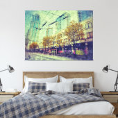 Seattle Cityscape Leinwanddruck (Insitu (Schlafzimmer))