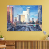 Seattle Cityscape mit Highway Leinwanddruck (Insitu (Wohnzimmer))
