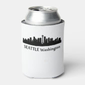 Seattle Cityscape Skyline Dosenkühler (Kanne Vorderseite)