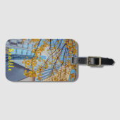 Seattle Cityscape Vibrant Autumn Gepäckanhänger (Vorderseite (Horizontal))