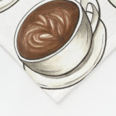 Seattle Coffee Cup Latte Barista Coffee House Shop Fleecedecke (Ecke)