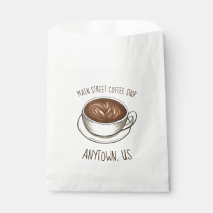 Seattle Coffee Cup Latte Barista Coffee House Shop Geschenktütchen