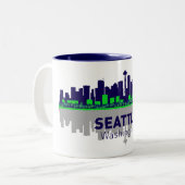 Seattle Coffee Tasse (Vorderseite Links)