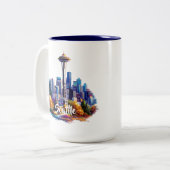 Seattle Coffee Tasse (Vorderseite Links)
