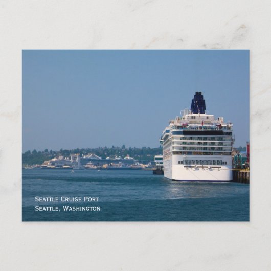 Seattle Cruise Port Postcard Postkarte (Vorderseite)